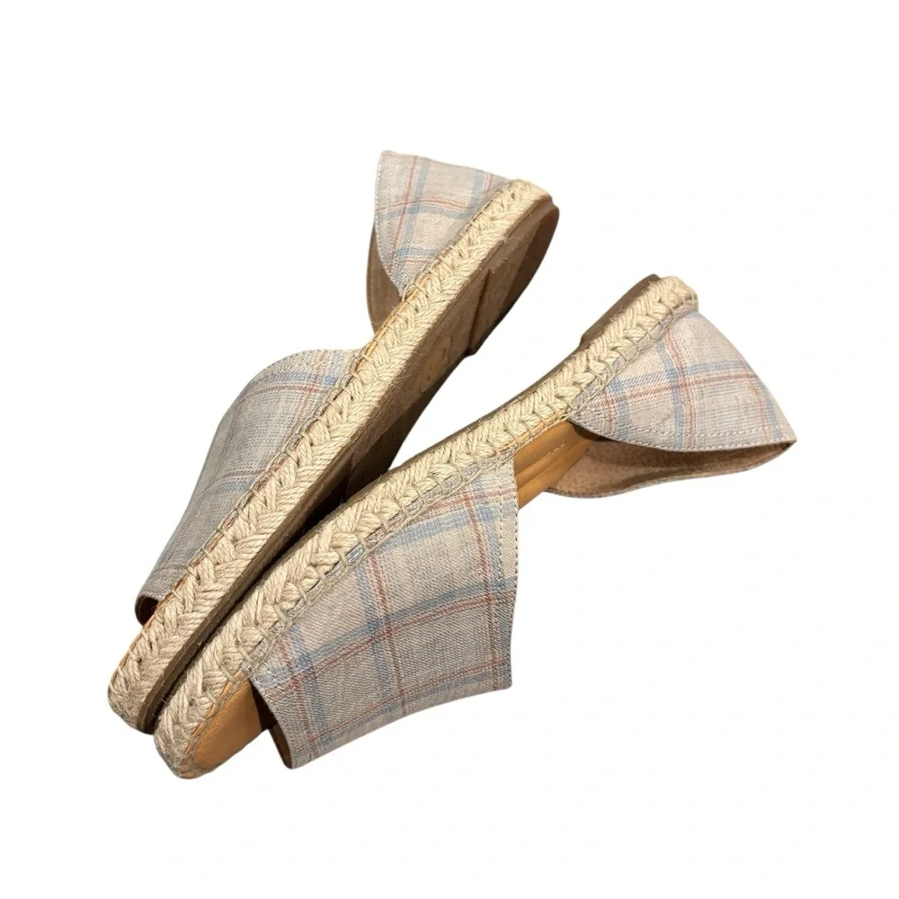 BORN Women's Espadrille Plaid Seak Sandal 10